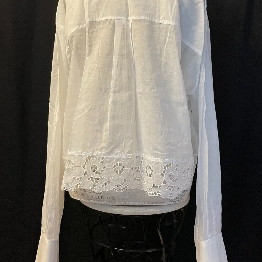 New. Gorgeous 100% Cotton EAC-Camicia Cannes Mussola: Size 46 - Picture 7 of 14